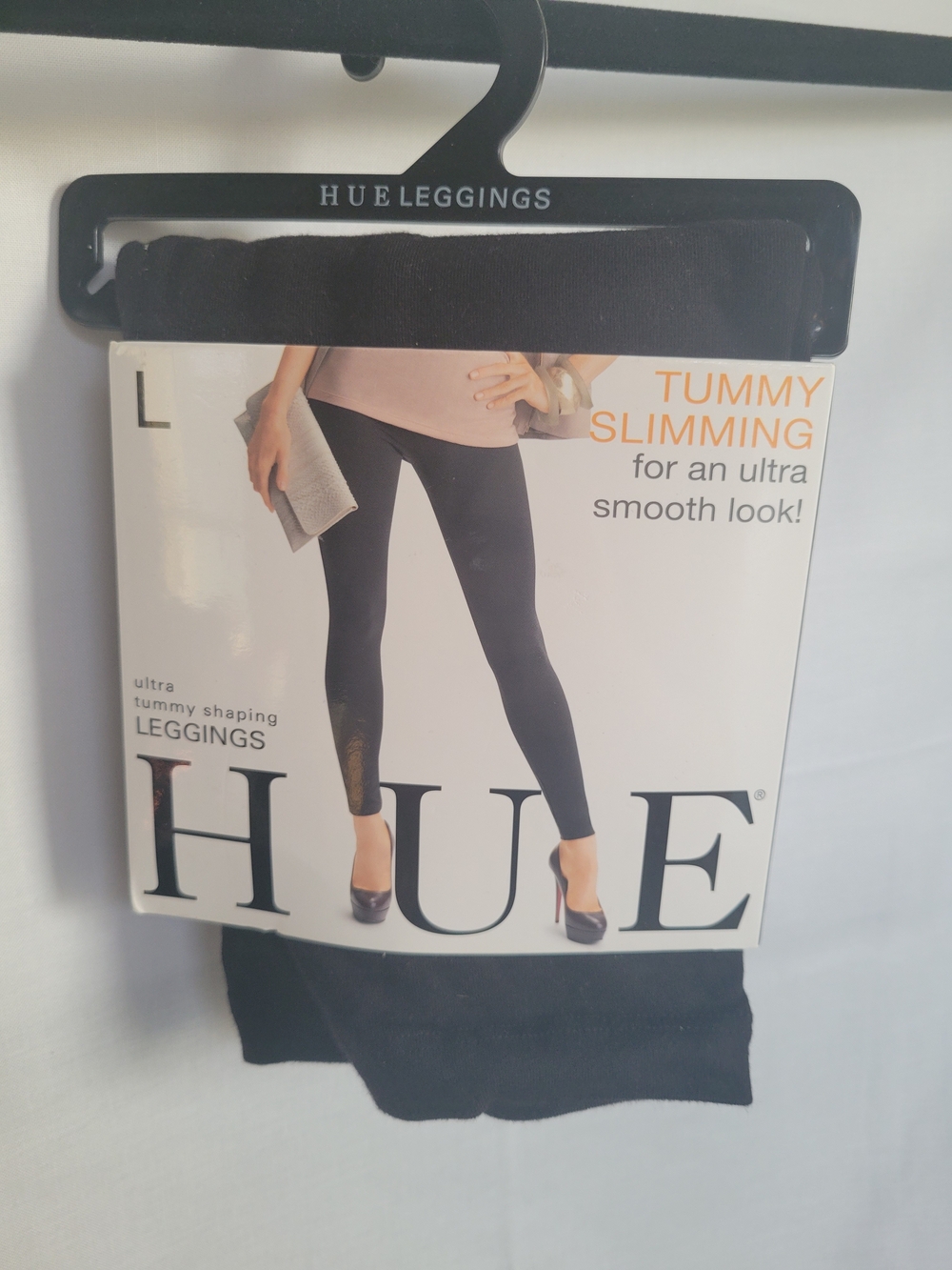 HUE Black Tummy Slimming Leggings